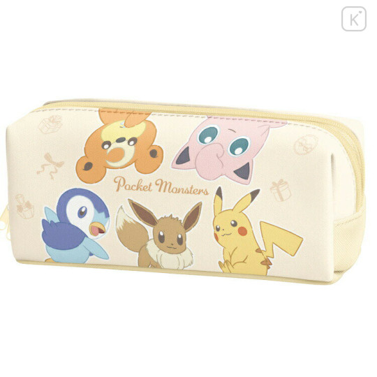 Japan Pokemon Pen Pouch Case - Pikachu / Gathering Friends - 1