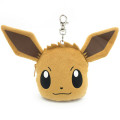 Japan Pokemon Face Reel Pass Case - Eevee - 1