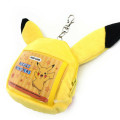 Japan Pokemon Face Reel Pass Case - Pikachu - 2