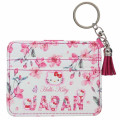 Japan Sanrio Card Case - Hello Kitty : Robin Ruth Sakura White - 1