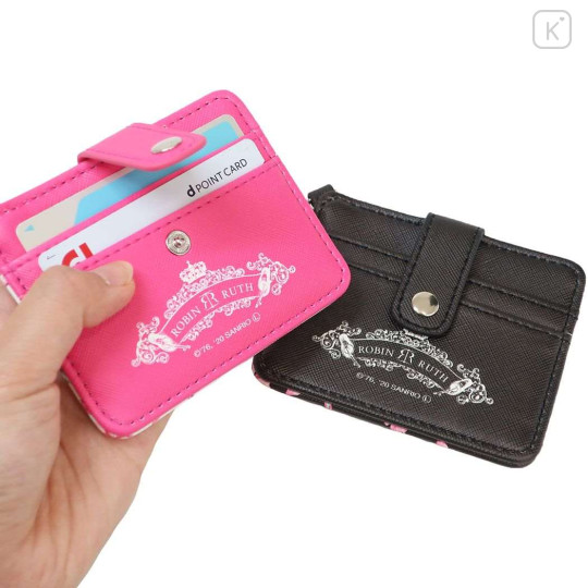 Japan Sanrio Card Case - Hello Kitty : Robin Ruth Sakura White - 2