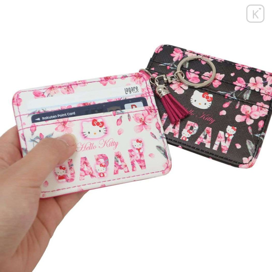 Japan Sanrio Card Case - Hello Kitty : Robin Ruth Sakura White - 3