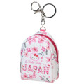 Japan Sanrio Mini Pouch - Hello Kitty : Robin Ruth Sakura Backpack Style White - 1