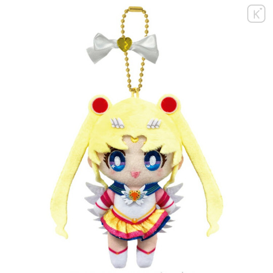 Japan Sailor Moon Ball Chain Mascot Felt Plush - Super Sailor Moon / Movie Cosmos - 1