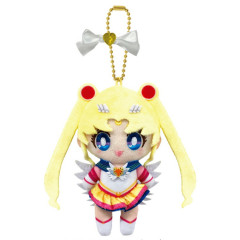 Japan Sailor Moon Ball Chain Mascot Felt Plush - Super Sailor Moon / Movie Cosmos