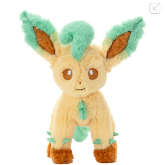 Japan Pokemon Exhausted Plush Toy (S) - Leafeon - 1