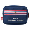 Japan Ghibli Embroidery Pouch - Kiki's Delivery Service : Jiji Navy - 2