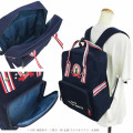 Japan Ghibli Embroidery Backpack Bag - Kiki's Delivery Service / Jiji Navy - 3