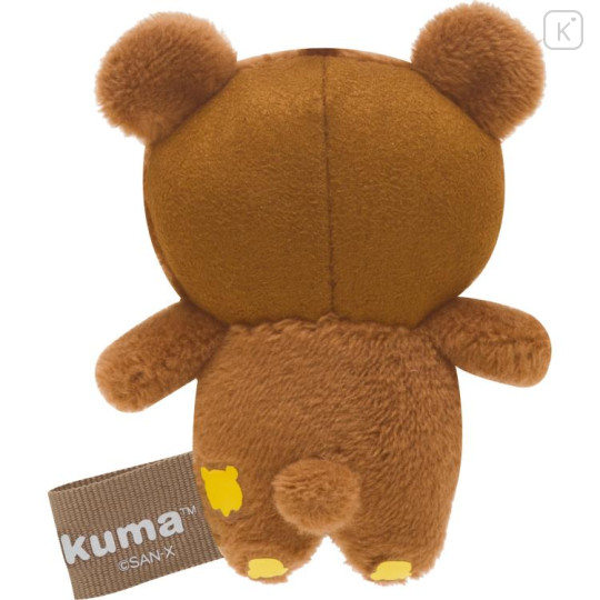 Japan San-X Keychain Mini Plush Cleaner - Chairoikoguma - 2