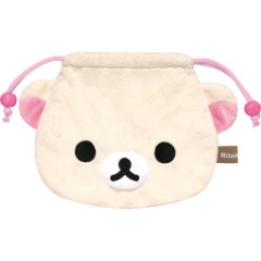 Japan San-X Plush Drawstring Purse - Korilakkuma