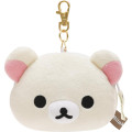 Japan San-X Plush Pass Case with Reel - Korilakkuma - 1