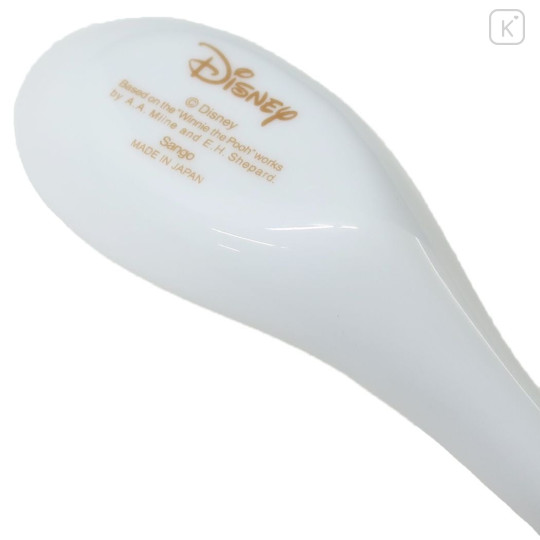 Japan Disney Ceramic Spoon - Winne The Pooh / White - 3