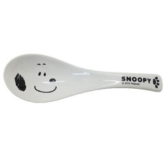 Japan Peanuts Ceramic Spoon - Snoopy / White