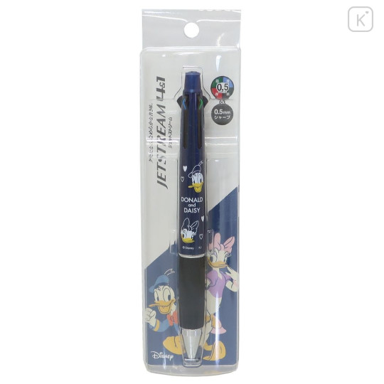 Japan Disney Jetstream 4&1 Multi Pen + Mechanical Pencil - Donald & Daisy - 4