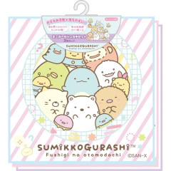 Japan San-X Mini Gauze Handkerchief 3pcs Set - Sumikko Gurashi / Mysterious Friends