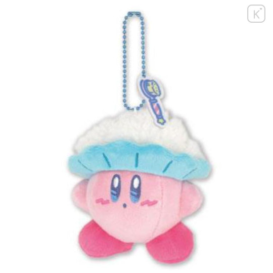 Japan Kirby Dream Land Plush Keychain - Kirby / Wash Hair - 1