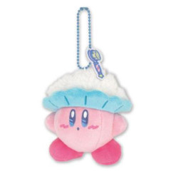 Japan Kirby Dream Land Plush Keychain - Kirby / Wash Hair