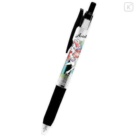 Japan Disney Sarasa Clip Gel Pen - Ariel / Black - 1