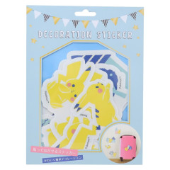 Japan Pokemon Vinyl Deco Sticker Set - Pikachu / Forrest & Town