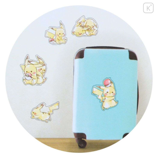 Japan Pokemon Vinyl Deco Sticker Set - Pikachu / Pokeball - 2
