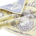 Japan Peanuts Wash Towel Handkerchief - Snoopy / Yellow & Grey - 2