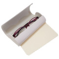 Japan Peanuts Glasses Case & Cloth - Snoopy / Dreamy Light Beige - 2