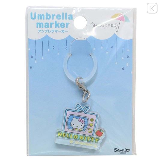 Japan Sanrio Umbrella Marker - Hello Kitty : TV - 1