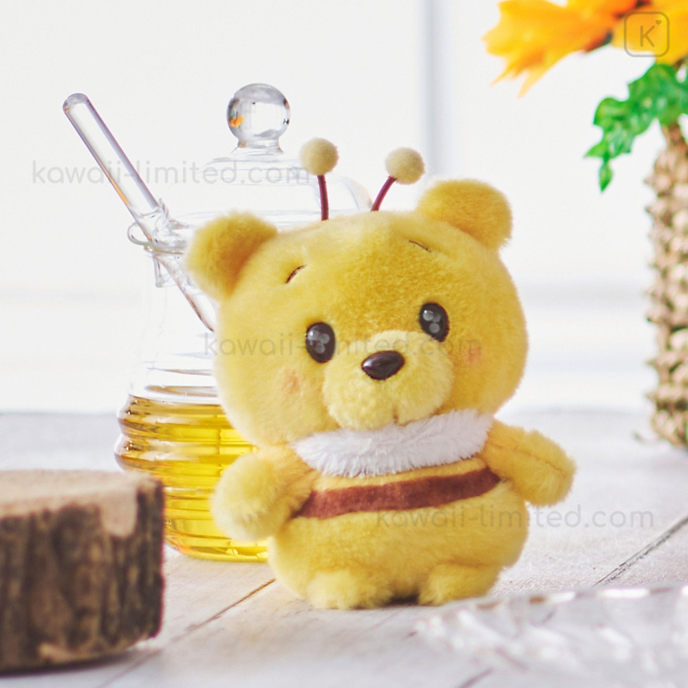 Japan Disney Store Urupocha-chan Plush - Pooh : Honeybee | Kawaii