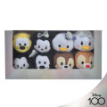 Japan Disney Store Tsum Tsum Mini Plush (S) 8pcs Set - Mickey & Friends : The Disney100 Platinum Celebration Collection - 1