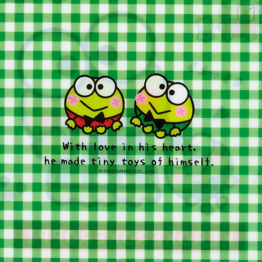 Japan Sanrio Original Clear File 2pcs Set - Keroppi : Our Goods - 5