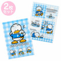 Japan Sanrio Original Clear File 2pcs Set - Pekkle : Our Goods - 1