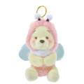 Japan Disney Store Plush Keychain - Pooh : Honeybee Pink - 1