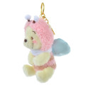 Japan Disney Store Plush Keychain - Pooh : Honeybee Pink - 2