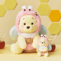 Japan Disney Store Plush Keychain - Pooh : Honeybee Pink - 6