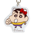 Japan Sanrio × Crayon Shin-chan Acrylic Keychain - Hello Kitty & Shin-chan - 2