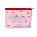 Japan Sanrio × Crayon Shin-chan Embroidery Pouch - Hello Kitty & Shin-chan - 2