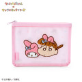 Japan Sanrio × Crayon Shin-chan Embroidery Pouch - My Melody & Nene-chan - 1