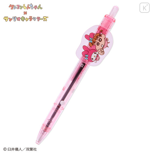 Japan Sanrio × Crayon Shin-chan Ballpoint Pen - My Melody & Nene-chan - 1