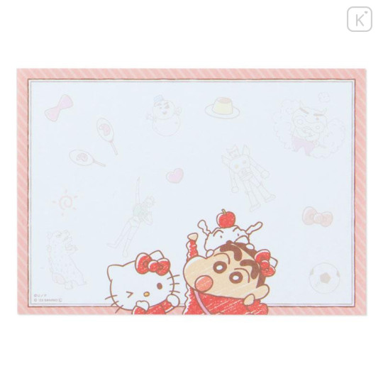 Japan Sanrio × Crayon Shin-chan A6 Notepad - Crayon - 6