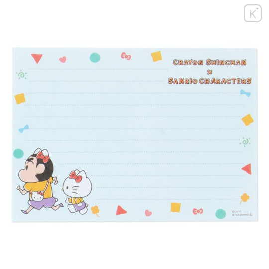Japan Sanrio × Crayon Shin-chan A6 Notepad - Pastel - 5