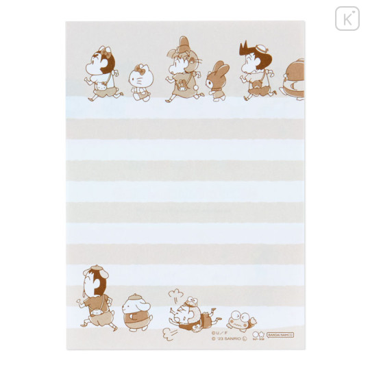 Japan Sanrio × Crayon Shin-chan Mini Letter Set - Pastel - 3