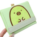 Japan San-X Tri-Fold Wallet & Coin Case - Sumikko Gurashi / Embroidery Penguin? - 6
