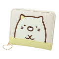 Japan San-X Bi-Fold Wallet & Coin Case - Sumikko Gurashi / Cat - 1