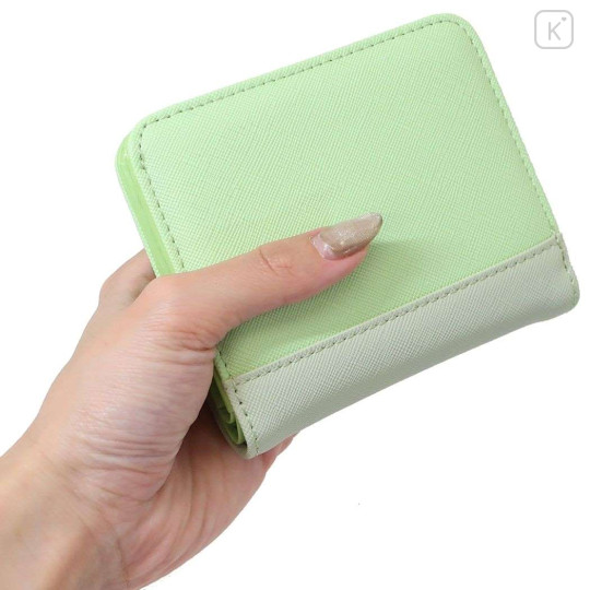 Japan San-X Bi-Fold Wallet & Coin Case - Sumikko Gurashi : Embroidery Penguin? - 2