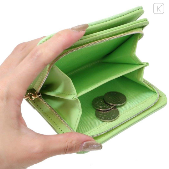 Japan San-X Bi-Fold Wallet & Coin Case - Sumikko Gurashi : Embroidery Penguin? - 5