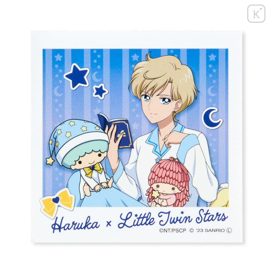 Japan Sanrio × Sailor Moon Cosmos Photo Sticker - Little Twin Stars & Haruka - 1