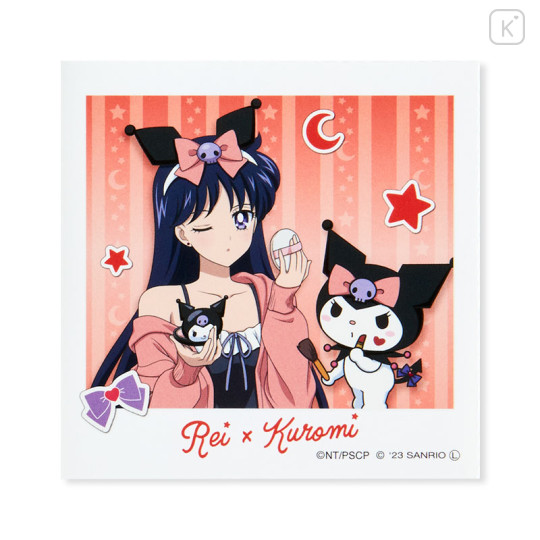 Japan Sanrio × Sailor Moon Cosmos Photo Sticker - Kuromi & Rei - 1