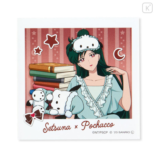 Japan Sanrio × Sailor Moon Cosmos Photo Sticker - Pochacco & Setsuna - 1