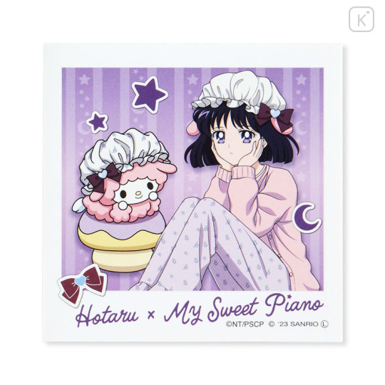 Japan Sanrio × Sailor Moon Cosmos Photo Sticker - My Sweet Piano & Hotaru - 1