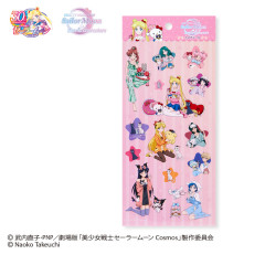 Japan Sanrio × Sailor Moon Cosmos Clear Sticker Sheet A